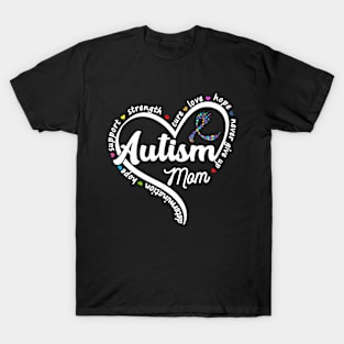 Autism Awareness Cute Autism Mom T-Shirt